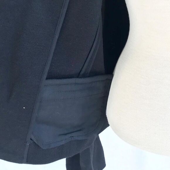 Tory Burch black textured blazer jacket size S - Picture 7 of 10